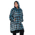 Snuggs Blanket Hoodie Checkered Blue